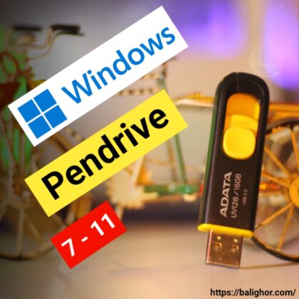 Windows Pendrive 7- 11